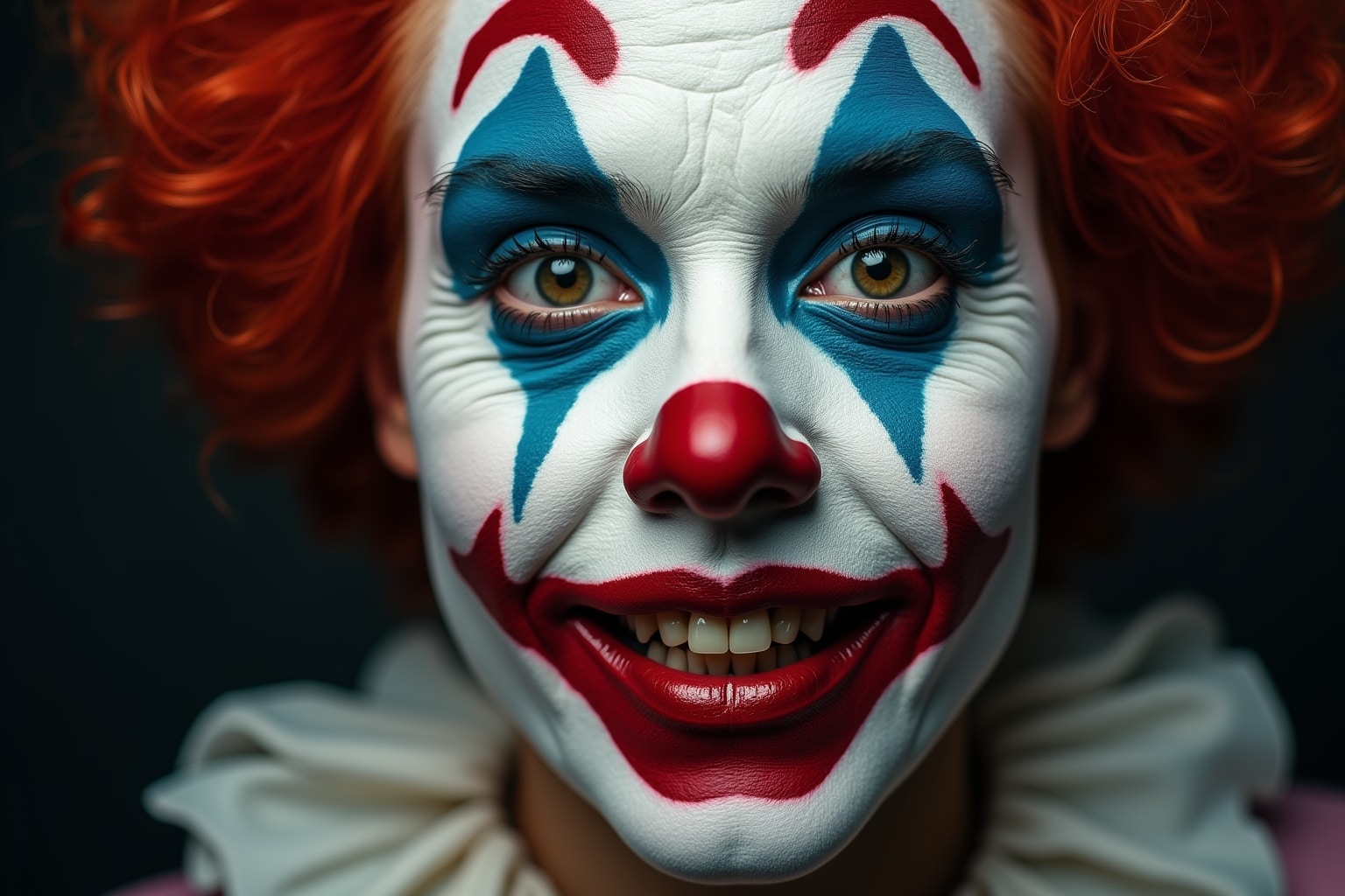 Kreative Clown Make-ups schminken